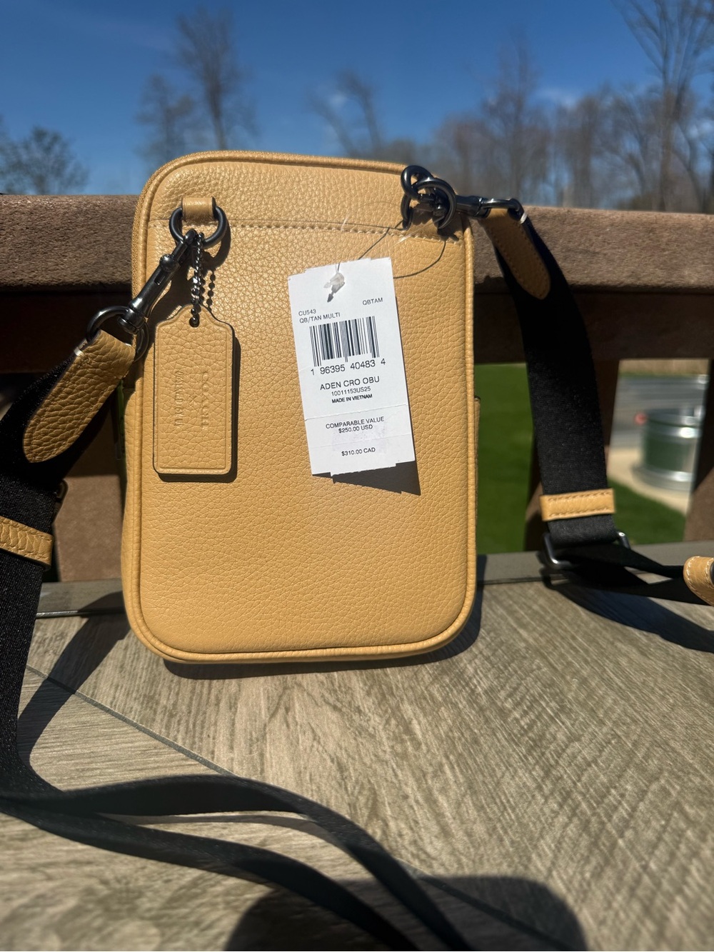 NWT Coach CU543 Coach X Observed By Us Aden Mushroom Tan Crossbody Bag - Picture 5 of 9